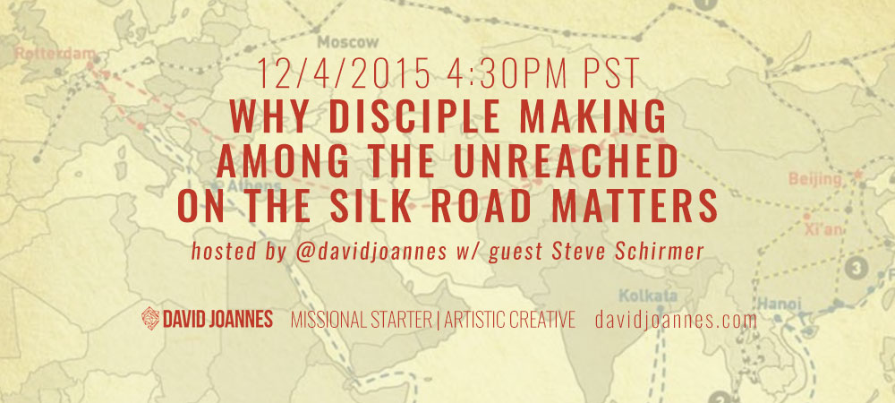 Why Disciple Making Among The Unreached On The Silk Road Matters